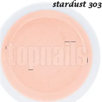 Umělé nehty topnails - barevný UV gel STARDUST 303 (color gel)