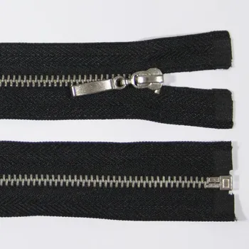 Zip Zip kovový 3mm chrom délka 60cm, barva 332 (dělitelný)