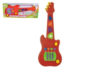 Hudební nástroj pro děti Teddies Elektronická kytara 48 cm