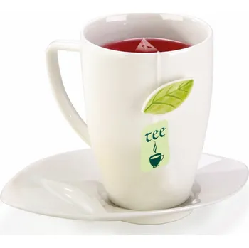 Tescoma Yasmin hrnek na čaj s podšálkem