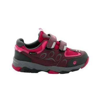 Dětská treková obuv Jack Wolfskin MTN ATTACK 2 TEXAPORE LOW VC K dark berry EU 38 obuv