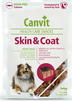 Pamlsek pro psa CANVIT Snacks Skin/Coat 200 g