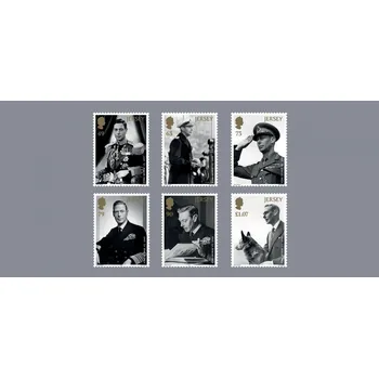 Poštovní známka Jersey Post (2017) MiNr. 2109 - 2114 ** - Jersey - Král Georg VI