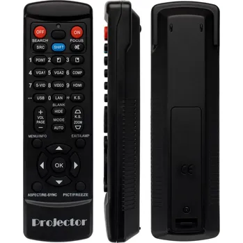 Dálkový ovladač Acer P1203 náhradní dálkový ovladač jiného vzhledu pro projektory