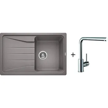 Blanco Set Sona 45 S + Mila chrom, aluminium