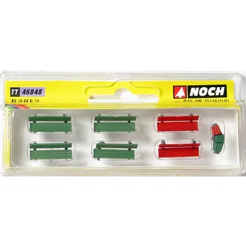 Modelová železnice Noch lavičky s odpadkovými koši 46848