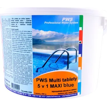 Bazénová chemie PWS Multi tablety 5v1 Maxi blue