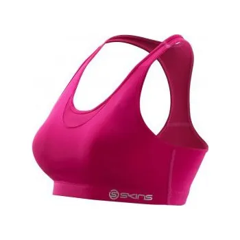 Dámské spodní prádlo Skins Bio A200 Women's Speed Crop Top L; Růžová kompresní podprsenka + DÁREK DLE VYBĚRU!