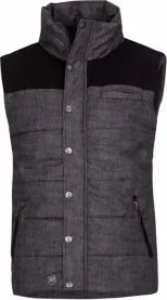 Pánské oblečení WOOX Street Padding Men's Vest M; Šedá bunda + DÁREK DLE VÝBĚRU!