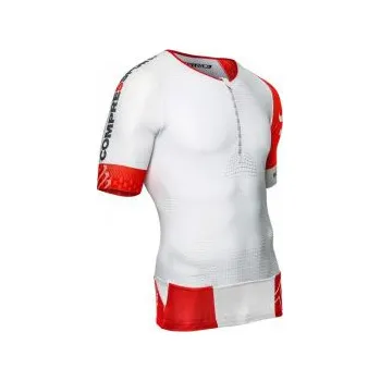 Běžecké oblečení COMPRESSPORT TR3 AERO TOP bílá S + DÁREK DLE VÝBĚRU!
