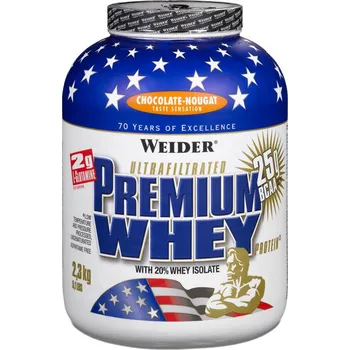 Weider Premium Whey Protein 2300 g, čokoláda/nugát