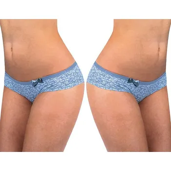 Kalhotky Evona Dámské bokové kalhotky Ms. Klára šedé L