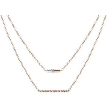 Náhrdelník Esprit vrstvený náhrdelník ESPRIT-JW52913 Rose