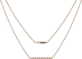 náhrdelník Esprit vrstvený náhrdelník ESPRIT-JW52913 Rose