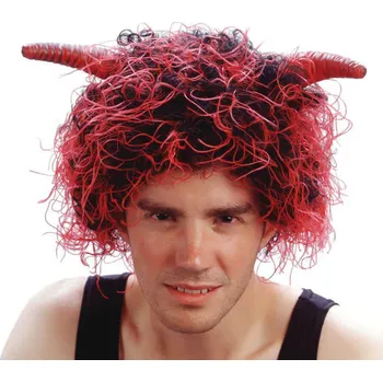 Karnevalový doplněk MaDe Paruka lucifer / čert
