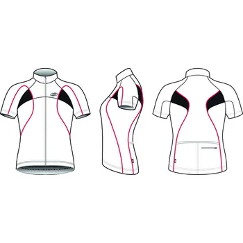 cyklistický dres Dres BBB BBW-106 GirlComfort bílý Podkarta: XXL