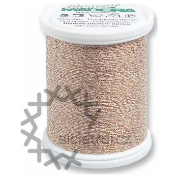 Nit Madeira 9806 - Glamour č.12 - 200 m - metalická vyšívací nit, Glamour metallic 9806 3004 Madeira 9806