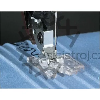 Příslušenství k šicímu stroji Příslušenství Pfaff - Patka na sámky s vodítkem ozdobného stehu 820776096