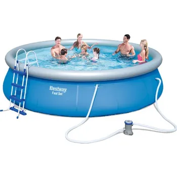 Bazén Nadzemní prstencový bazén SET s příslušenstvím 457 x 107 cm (Nadzemní prstencový bazén BESTWAY)