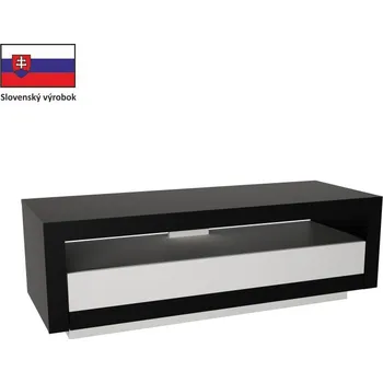 Televizní stolek Televizní stolek Agnes černo/bílý