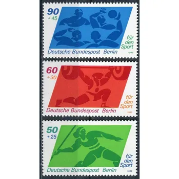 Poštovní známka Deutsche Bundespost Berlin (1980) MiNr. 621 - 623 ** - Berlín - západní - sportovní pomůcka