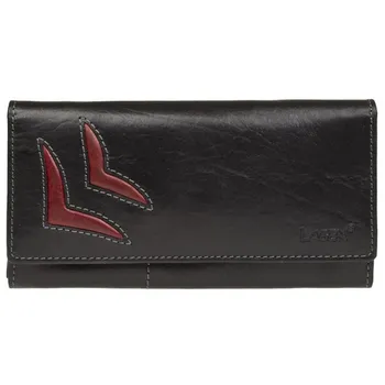 Peněženka Lagen 6011/T Black/Red 