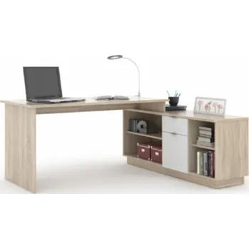 Psací stůl PC stůl rohový Tonda - dub sonoma