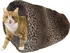 Pelíšek pro kočku Nobby Alanis spací pytel hnědá 45 x 48 cm