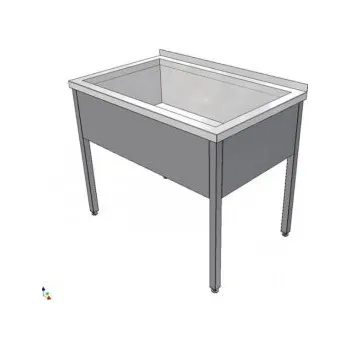 Nerezový dřez Nerezový dřez svařovaný 700x700x850 (nerez pro potravinářské účely) - mycí stůl