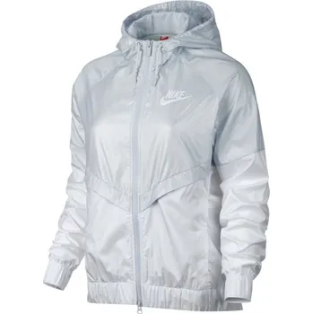 Dámská větrovka NIKE Windrunner Jacket bílo-šedá