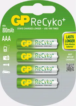 Článková baterie GP Recyko AAA 4 ks