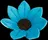 Bloomingbath™ Kvetoucí koupel, modrá