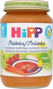 HiPP BIO Rajčatová polévka s kuřecím masem