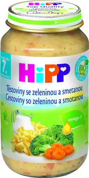 HiPP Bio Těstoviny se zeleninou a smetanou