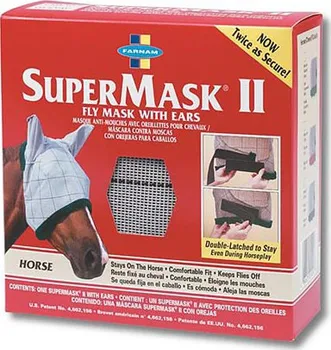 Koňská maska proti hmyzu Farnam Supermask II s ušima