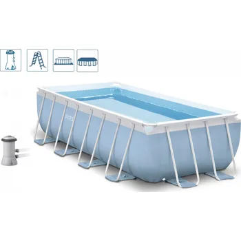 Bazén Intex Prism Frame Rectangular Pool 28318GN 488 x 244 x 107 cm