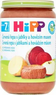 HiPP BIO Červená řepa s jablky a hovězím masem