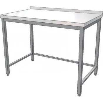 Dílenský stůl Nerezový pracovní stůl s trnoží 1200x700x900 (nerez pro potravinářské účely)