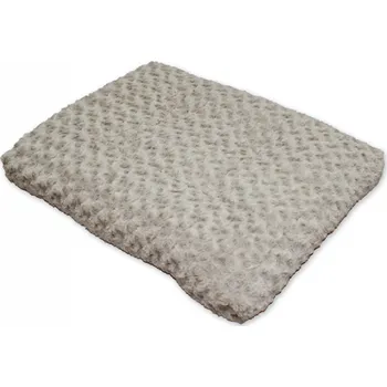 Pelíšek pro psa Nobby Camel hnědá plyšová podložka do klece