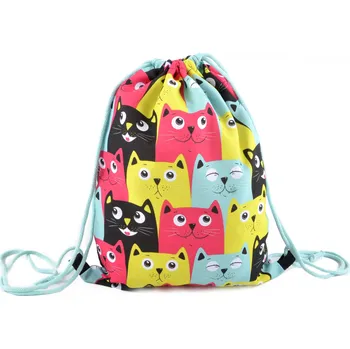 Dekorativní polštářek Vak na záda 78 KOČKY MyBestHome 41x32 cm