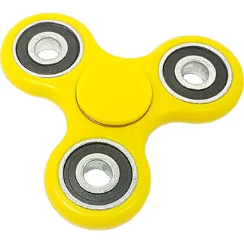 Fidget Spinner - kovový 7cm, žlutý