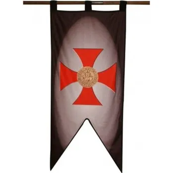 Smuteční dekorace Prapor Templáři Kříž a Pečeť