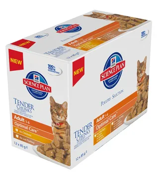 Krmivo pro kočku Hill's Feline Adult Multipack Chicken/Turkey 12 x 85 g