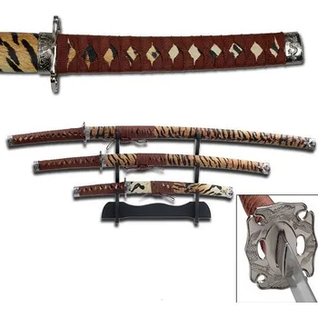 Replika zbraně Katana Wakizashi Tanto Set Tygr