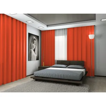 Dekorační látka Blackout terakota - 280 cm bez obšití 280