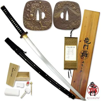 Replika zbraně Ryumon Raijin Black Katana RY-3039B