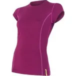 Sensor Merino ActivE krátký rukáv lila