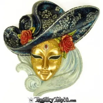 Karnevalová maska Benátská Maska Renesanční