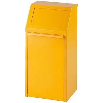 Odpadkový koš Výklopný koš na tříděný odpad 40 l - žlutý