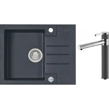 Granitový dřez Alveus Set dřez Rock 30 twilight + baterie Zina twilight